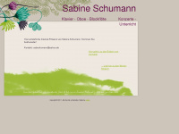 sabineschumann.de Webseite Vorschau