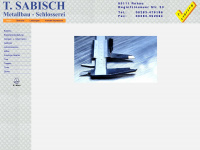 sabisch-metallbau.de Webseite Vorschau