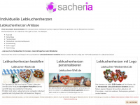 sacheria.de Webseite Vorschau