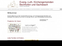 sachsbach-evangelisch.de Webseite Vorschau