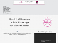 joachim-besier.de Webseite Vorschau
