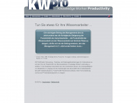 kw-pro.de Webseite Vorschau