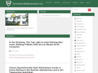 tv-waidmannslust.de Webseite Vorschau