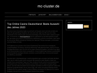 mc-cluster.de Webseite Vorschau
