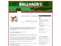 ballhaus-billard.de Webseite Vorschau