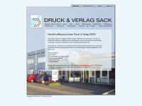 sack-druck.de Webseite Vorschau