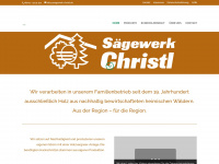saegewerk-christl.de Webseite Vorschau