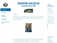 saegewerk-holzer.at Webseite Vorschau