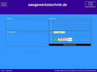 saegewerkstechnik.de Webseite Vorschau