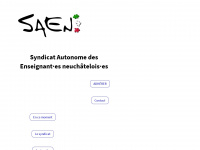 saen.ch Webseite Vorschau
