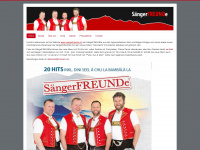 saengerfreunde.ch Webseite Vorschau