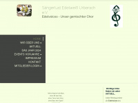 saengerlust-edelweiss.de Webseite Vorschau