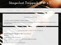 saengerlust-treppach.de Webseite Vorschau