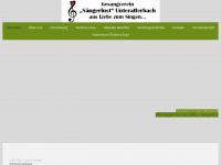 saengerlust-unterafferbach.de Webseite Vorschau