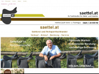 saettel.at Webseite Vorschau