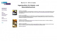 safety-systems.de Webseite Vorschau