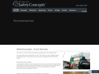 safetyconcepts.at Webseite Vorschau