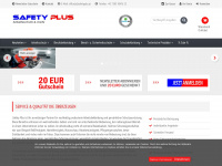 safetyplus.at Webseite Vorschau