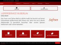 safran-berlin.de Webseite Vorschau