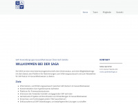 saga.at Webseite Vorschau