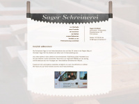 sager-schreinerei.ch Webseite Vorschau