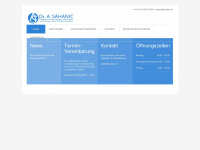 sahanic.at Webseite Vorschau