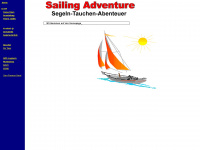 sailing-adventure.de Webseite Vorschau
