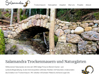 salamandra.ch Webseite Vorschau