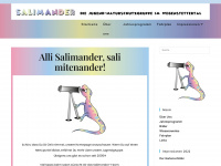 salimander.ch Webseite Vorschau