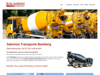 salomon-transporte.de Webseite Vorschau