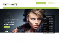 salon-haarmonie.ch Webseite Vorschau