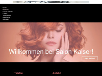 salon-kaiser.de Webseite Vorschau
