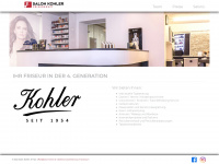 salon-kohler.at Webseite Vorschau