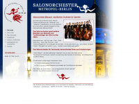 salonorchester-metropol.de Webseite Vorschau
