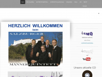 salzburgermaennerquintett.at Webseite Vorschau