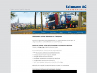 salzmann-transporte.ch Webseite Vorschau