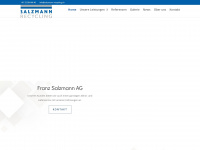 salzmann-recycling.ch Webseite Vorschau