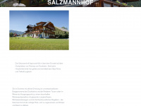 salzmannhof.at Webseite Vorschau