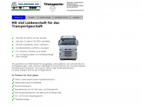salzmanntransporte.ch Webseite Vorschau