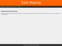 sam-racing.de Webseite Vorschau