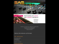 sam-soundandmore.de Webseite Vorschau