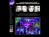 sam-tanzmusik.de Webseite Vorschau