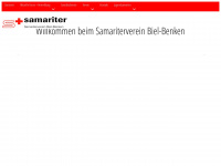samariter-biel-benken.ch Webseite Vorschau