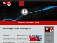 samariter-goms.ch Webseite Vorschau