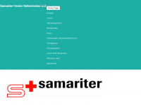 samariter-gelterkinden.ch Webseite Vorschau