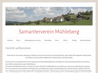 samariter-muehleberg.ch Webseite Vorschau