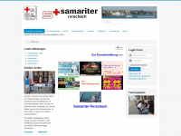 samariter-rorschach.ch Webseite Vorschau