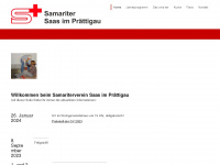 samariter-saas.ch Webseite Vorschau