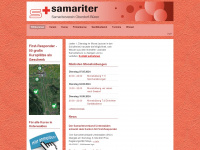 samariter-oberdorf.ch Webseite Vorschau