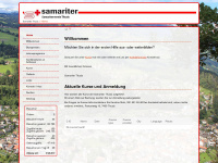 samariter-thusis.ch Webseite Vorschau